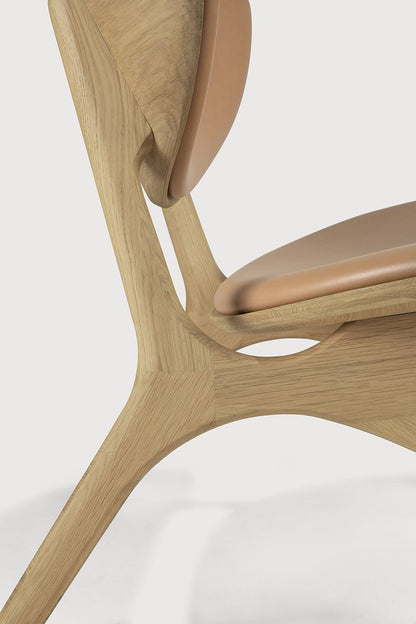 Eye lounge chair - Oak | Sienna Leather