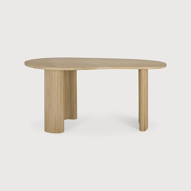 Boomerang Desk - Oak