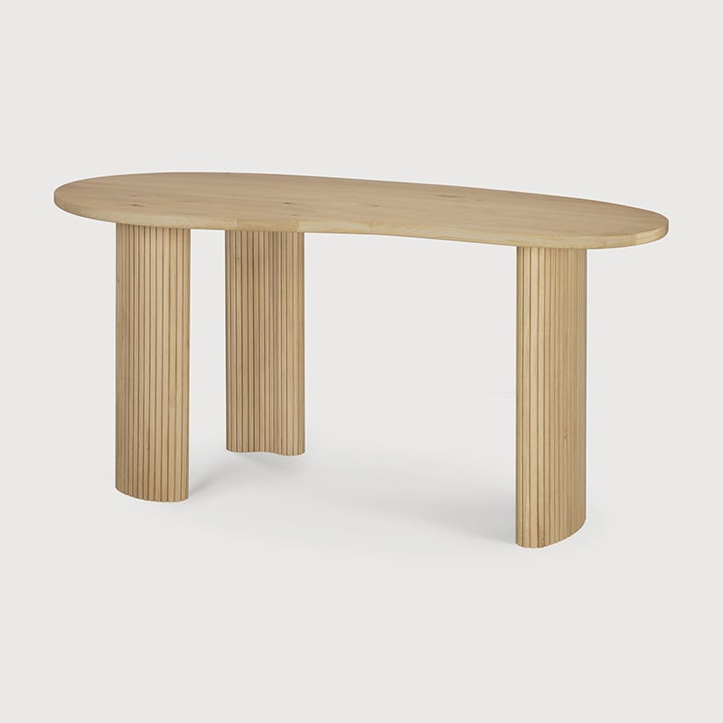 Boomerang Desk - Oak