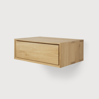 Nordic II Hanging Bedside Table - Oak