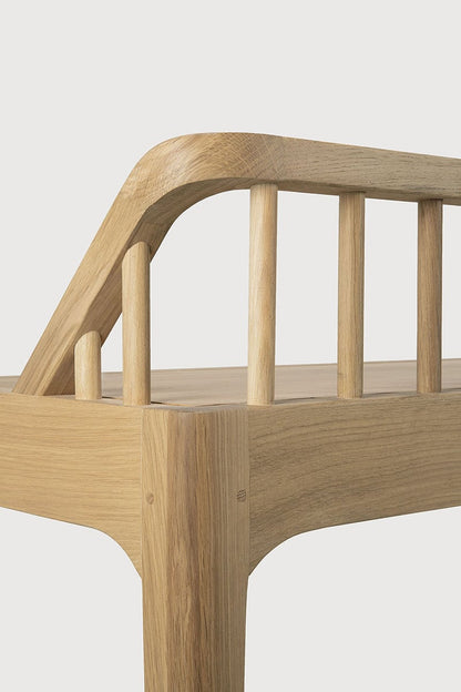 Spindle Bench - Oak