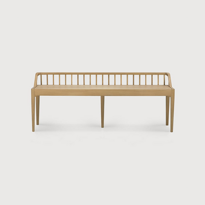 Spindle Bench - Oak