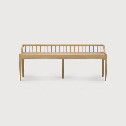 Spindle Bench - Oak