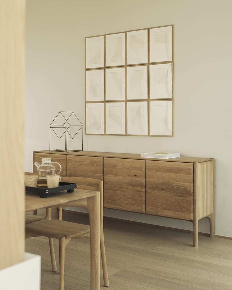 PI sideboard - Oak
