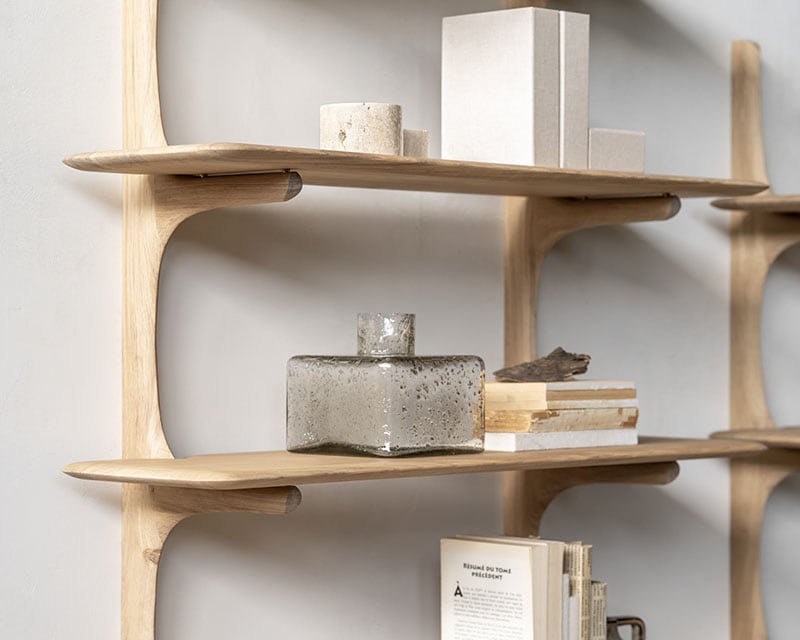 PI wall shelf - Oak