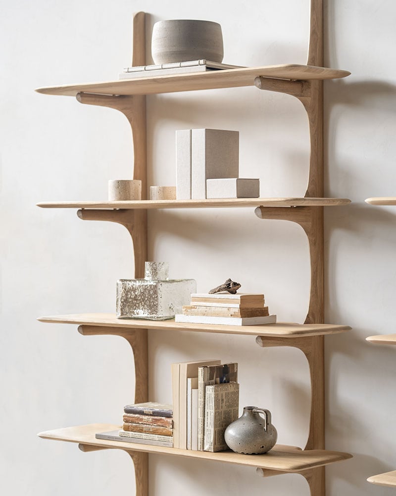 PI wall shelf - Oak