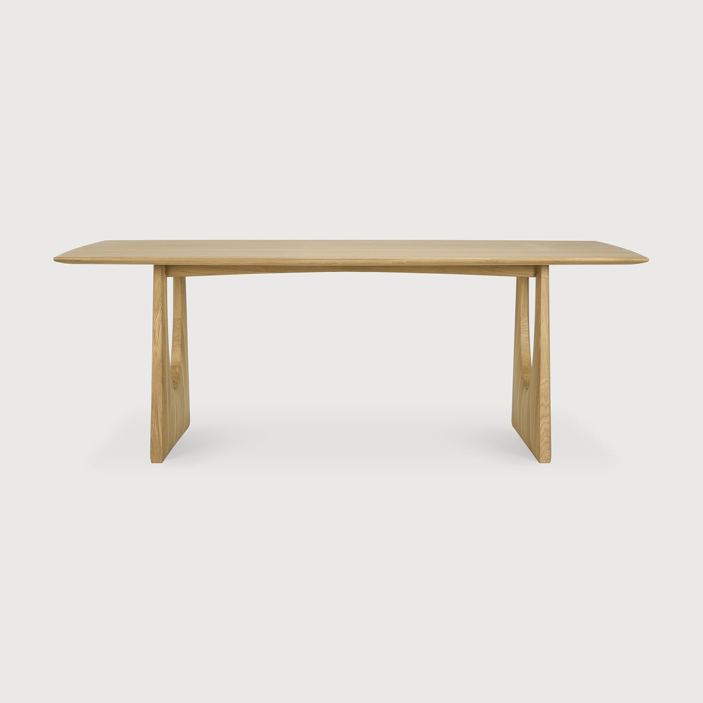 Geometric Dining Table - Oak