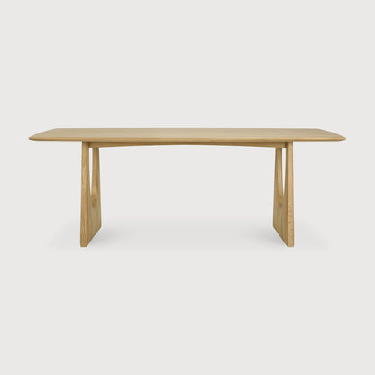 Geometric Dining Table - Oak