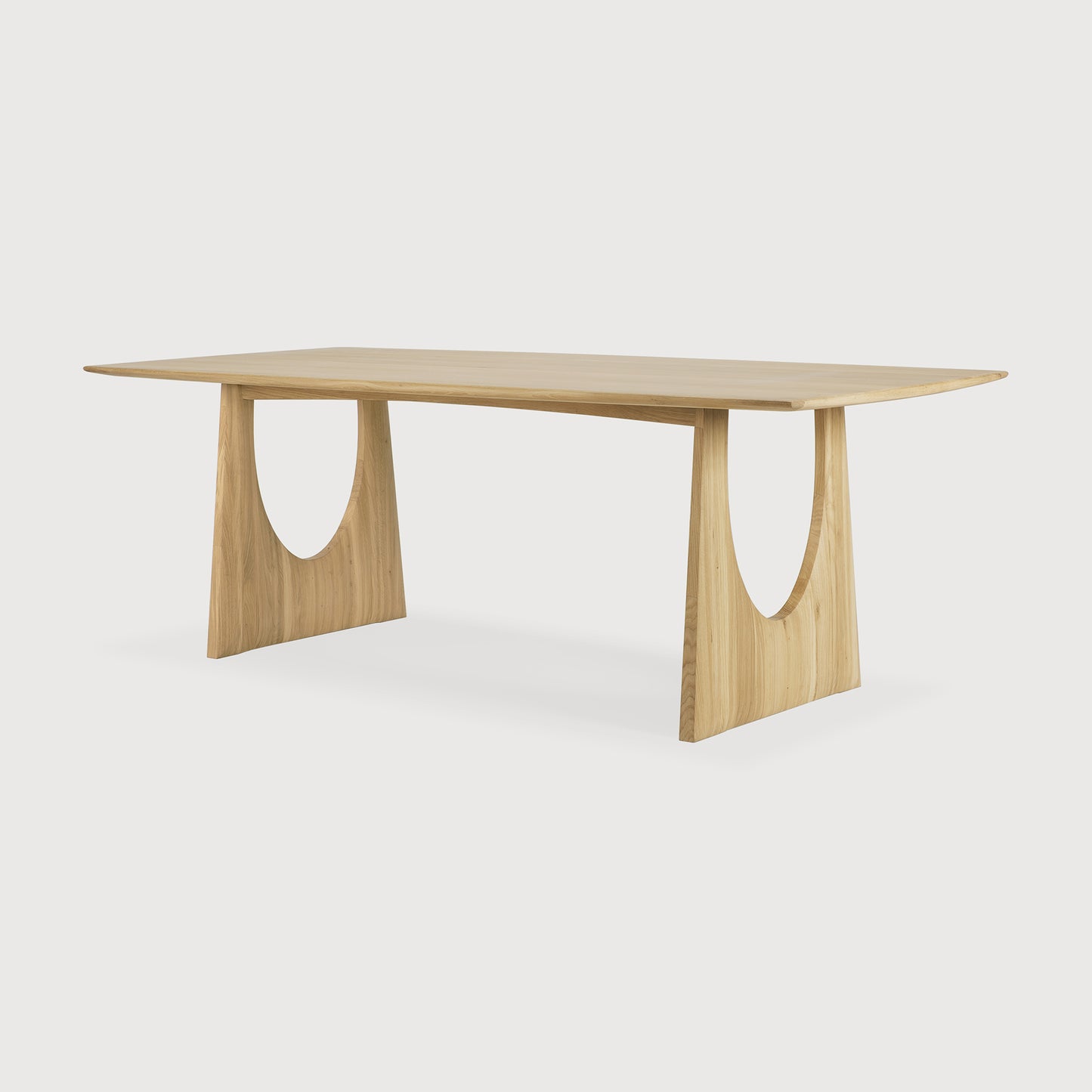 Geometric Dining Table - Oak