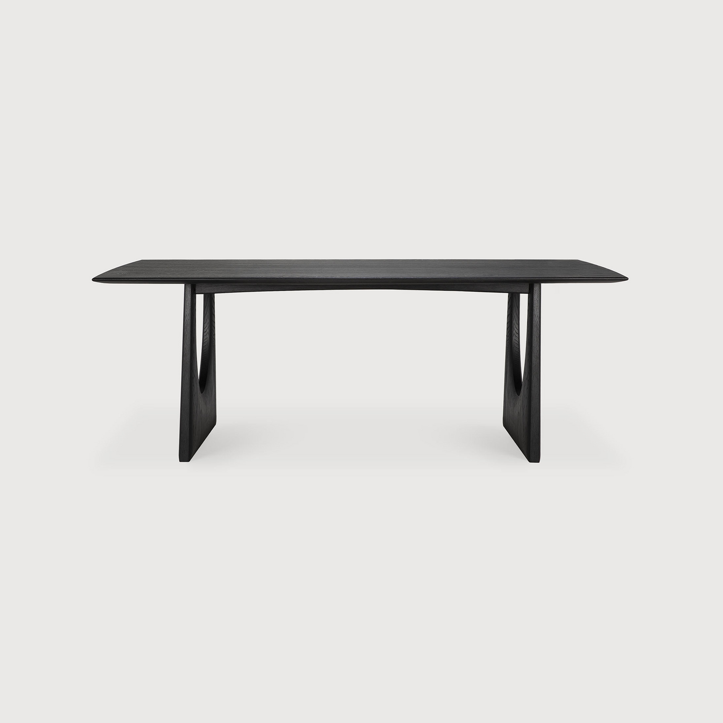 Geometric Dining Table - Oak black