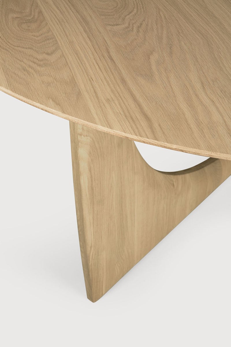 Geometric Dining Table - Oak