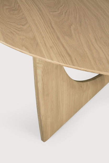 Geometric Dining Table - Oak