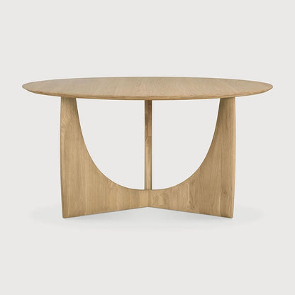 Geometric Dining Table - Oak