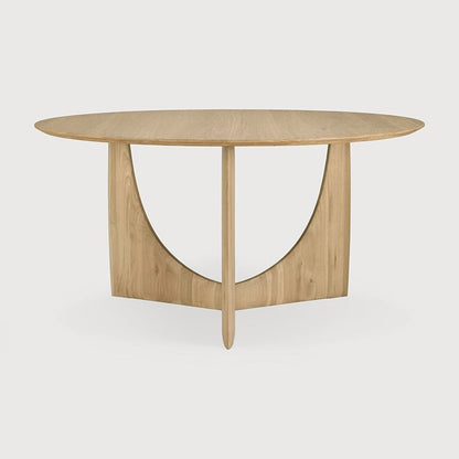Geometric Dining Table - Oak