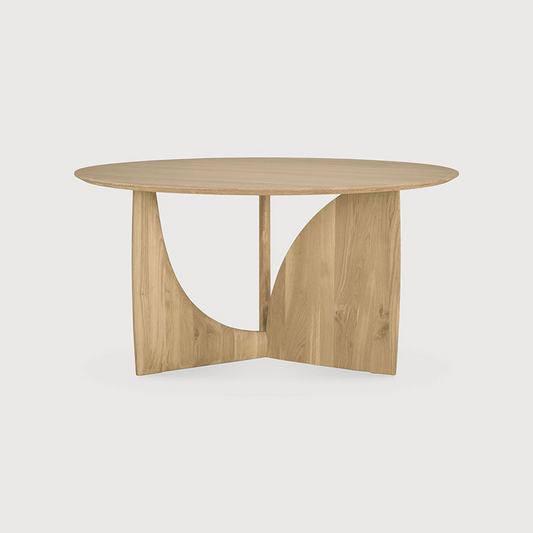 Geometric Dining Table - Oak