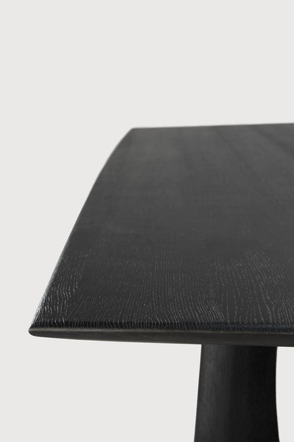 Geometric Dining Table - Oak black
