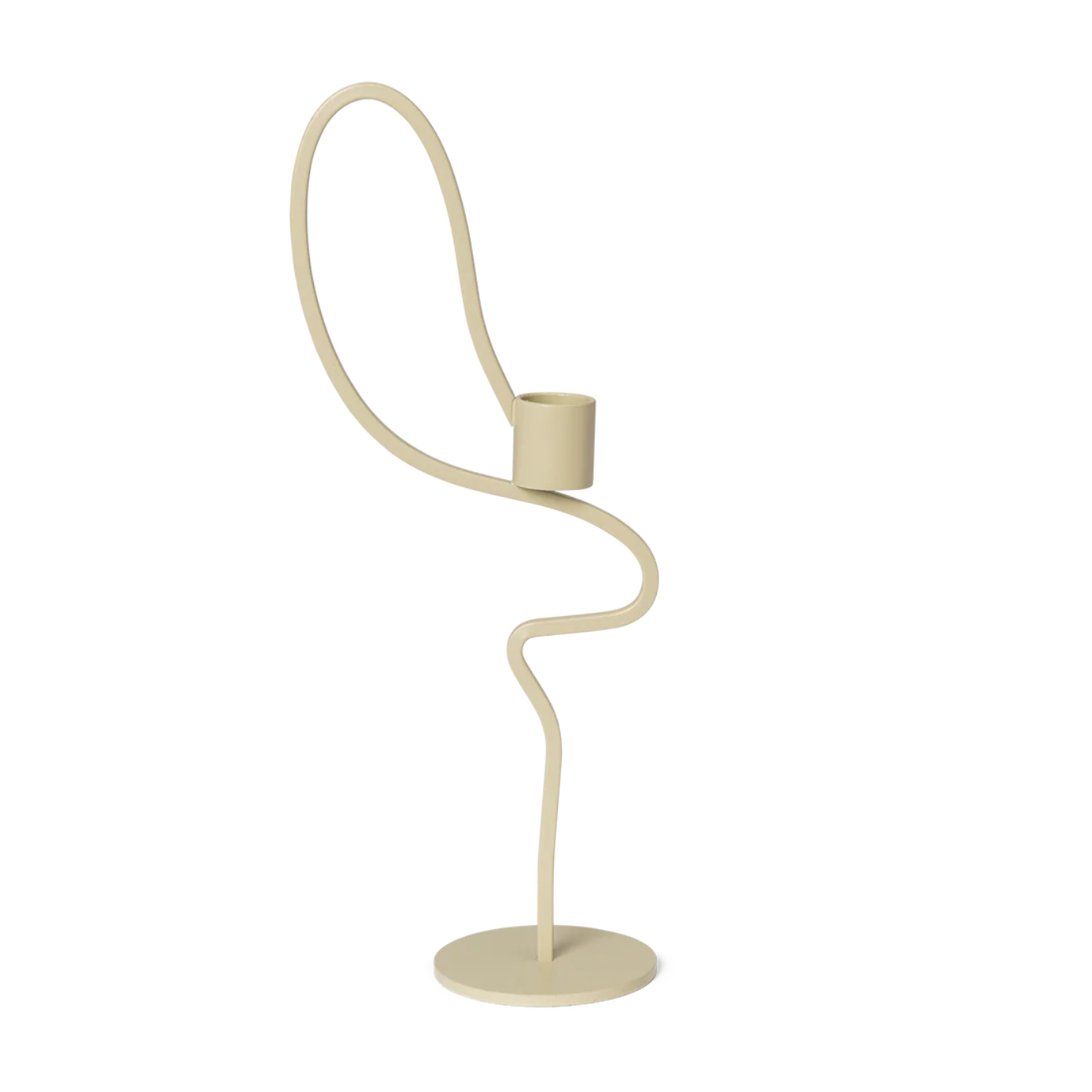 Valse Candle Holder - Tall - Cashmere
