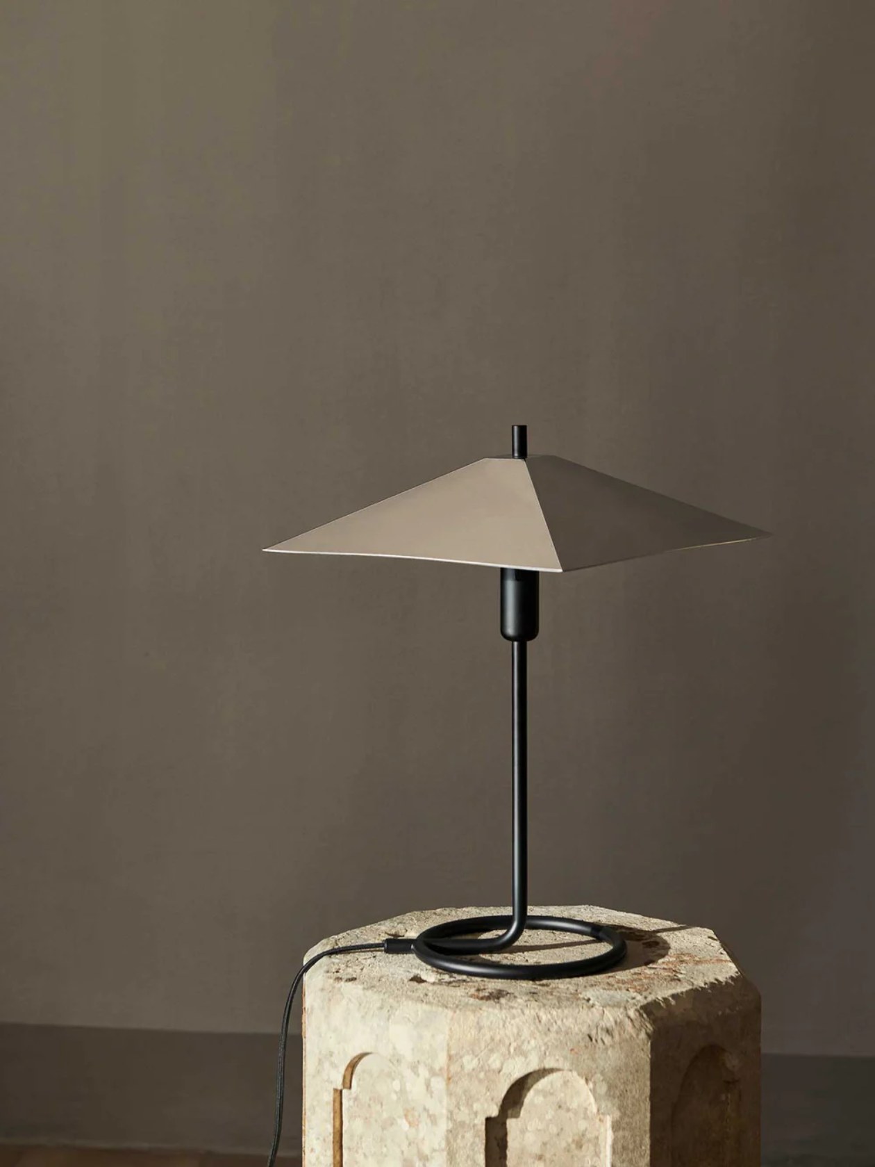Filo Table Lamp Square - Black/Mirror Polished