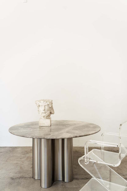 Silver Root Dining Table (Marble)