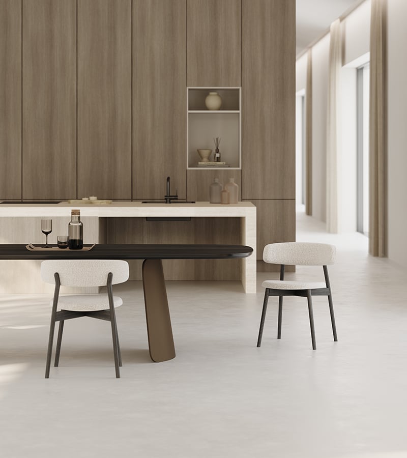 Dune Wood Dining Table