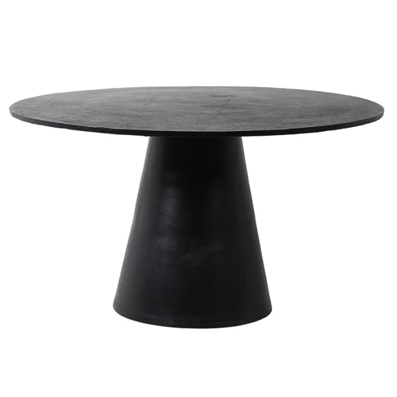 Black Round Dining Table