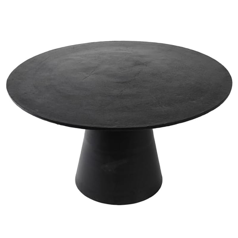 Black Round Dining Table