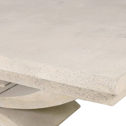 Maddox Roman Stone Coffee Table