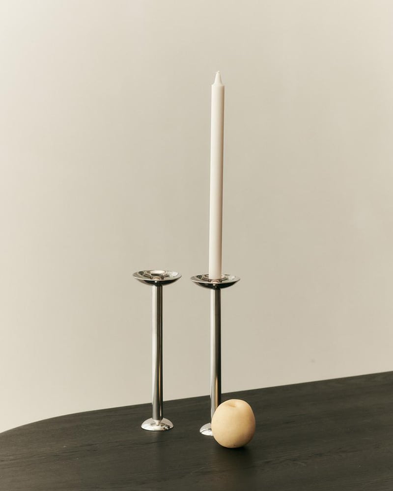 Metal Champagne Candle Holder - Low
