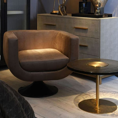 Amber Glass Coffee Table