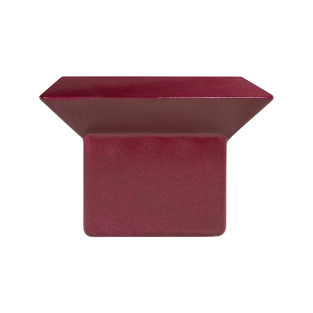 Prism Coffee Table Glossy Burgundy