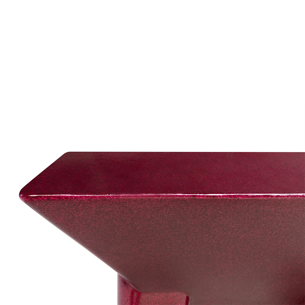 Prism Coffee Table Glossy Burgundy