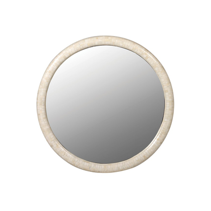Round Bone Wall Mirror