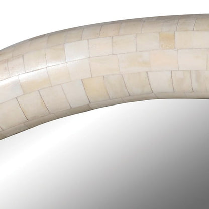 Round Bone Wall Mirror