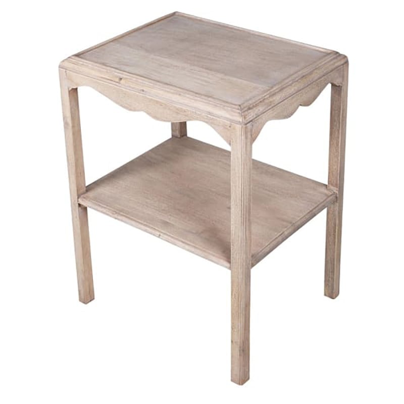 Imperial Side Table With Shelf