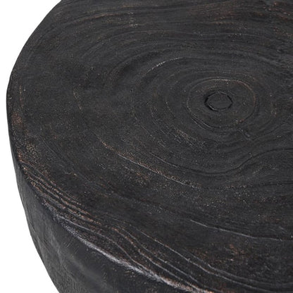 Black Drum Accent Table