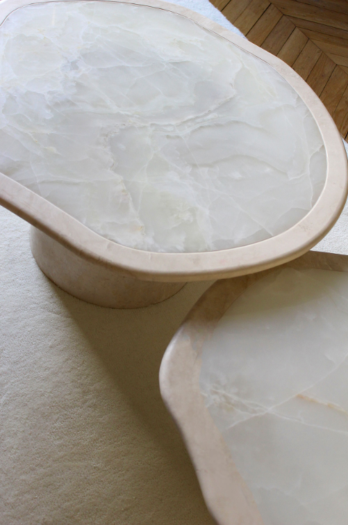 Joan Duo Onyx Coffee Table