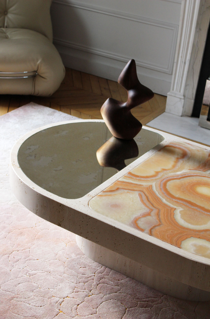 Cohesion Coffee Table With Sixties Onyx