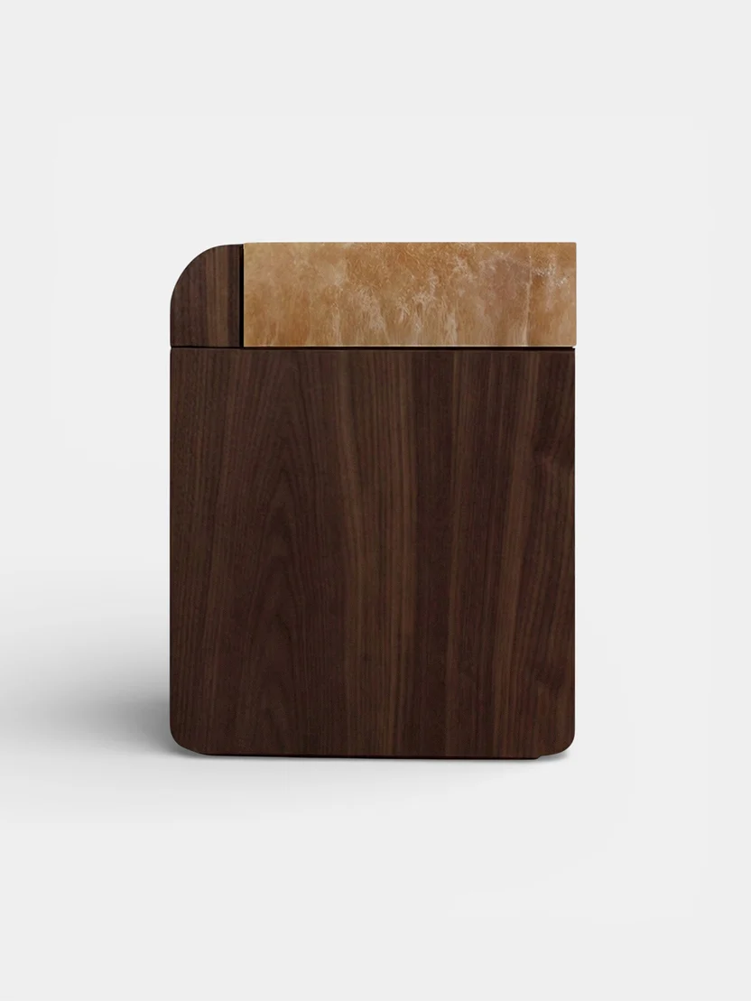 Amo Walnut Storage Table
