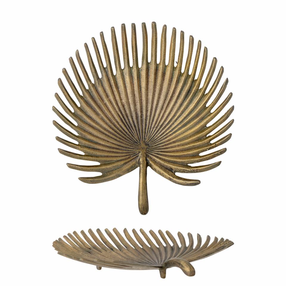 Lillie Tray, Brass, Metal