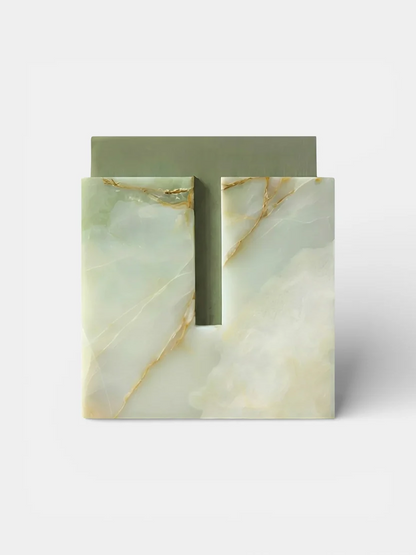 Gabi Green Onyx Stool