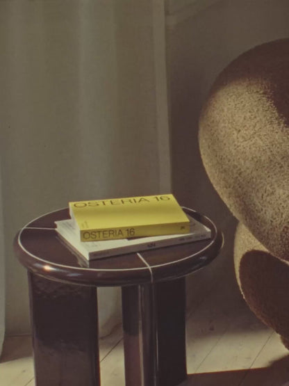 Deya Side Table - Ø47 cm - Chestnut Brown