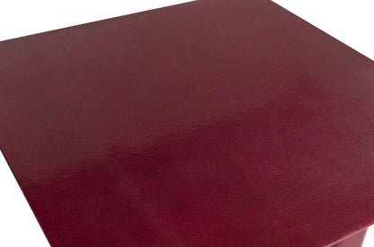 Prism Coffee Table Glossy Burgundy