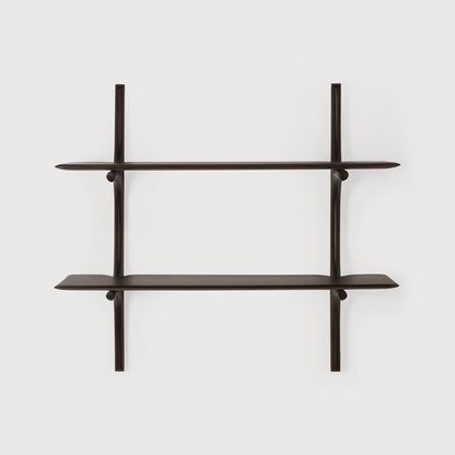 PI wall shelf - Mahogany Dark Brown