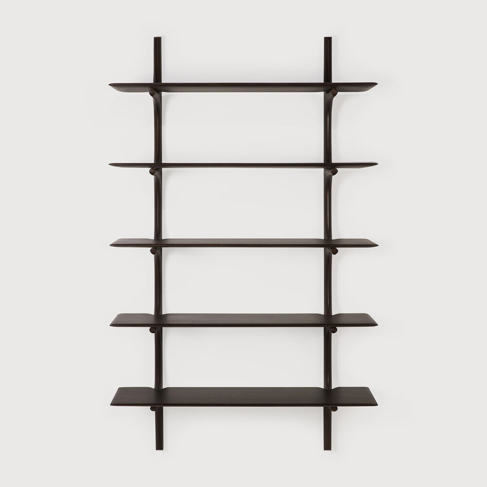 PI wall shelf - Mahogany Dark Brown